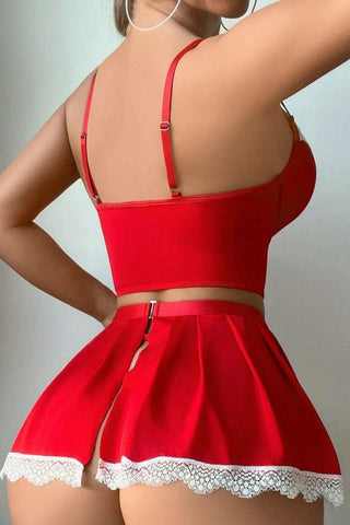 Luxury French Maid-Inspired Satin Costume with Lace Apron & Elegant Puff Sleeves – Classic Parisian Charm Reimagined