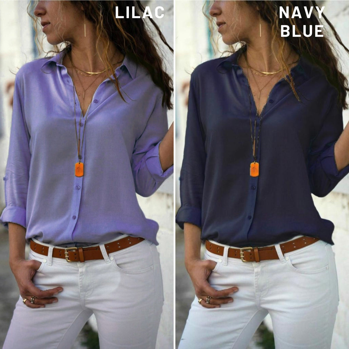 Soft Touch Women Shirt-Long Sleeved Top-Buttoned Shirt-Designer Women Top-Button Down Shirt-Womens Top-Casual Top- Office Blouse-Casual Top