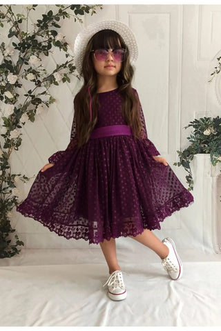 With Hat Gift,Guipure, Princess Model Girl Dress,Birthday Baby Girl Dress ,Wedding Dress,Baby Girl Princess Dress,Tulle AND Lace  Girl Dress 6