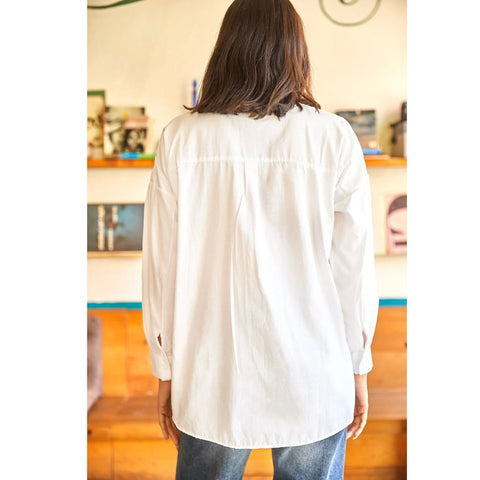 Bird Sequin Detailed Woven Boyfriend Woman Blouse,Cotton Blouse,Vintage Blouse, Gift For Her, Collar Blouse,Boho Blouse 2