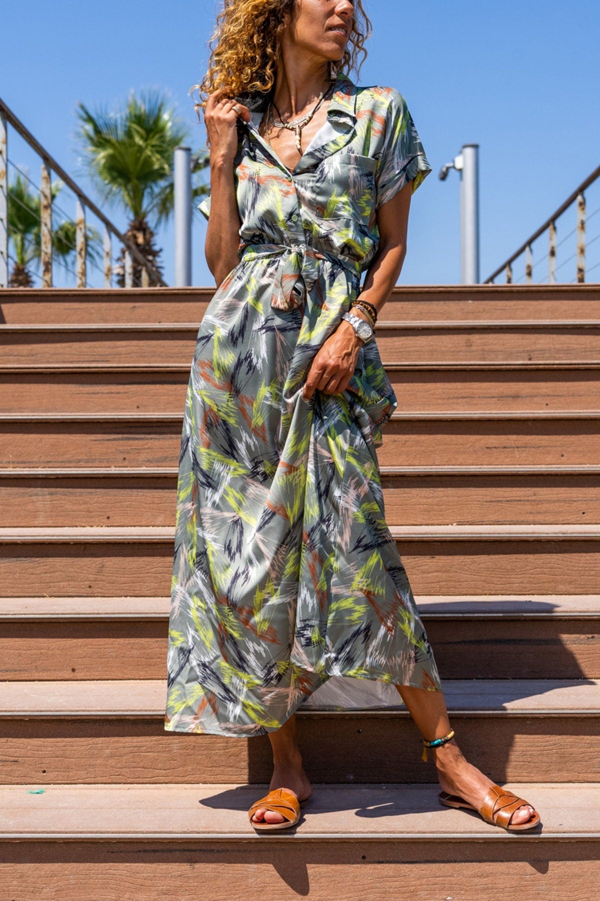 Black Satin Elastic Waist Half Pleated Belted Long Dress,Boho Dress,Ma puresunlady Black Satin Elastic Waist Half Pleated Belted Long Dress,Boho Dress,Ma puresunlady