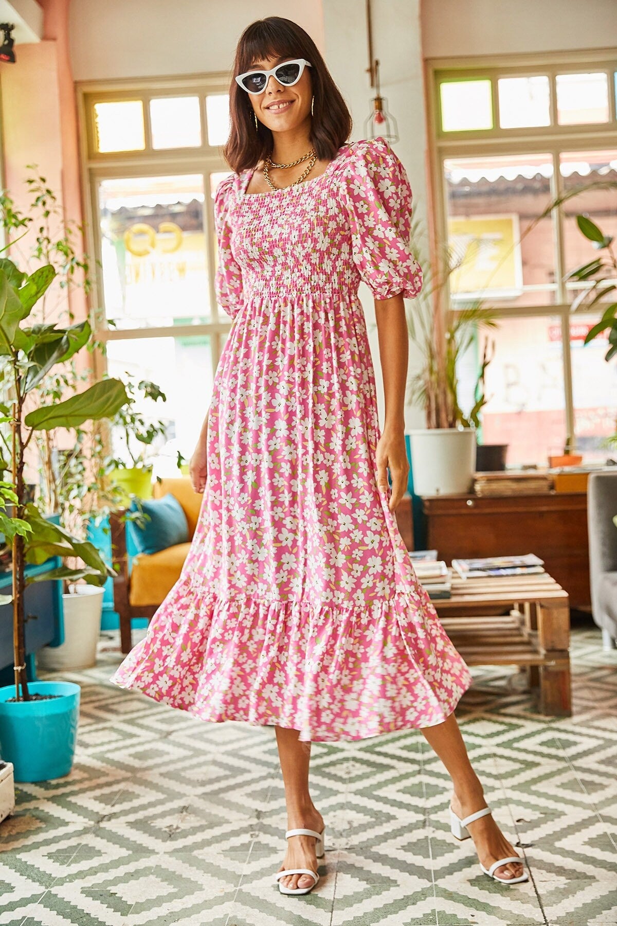 cute loose summer dresses Weiqiqre Womens Summer Dresses Casual Loose Cute Ruffle Cap Sleeve Flowy Mini Dress Sundress