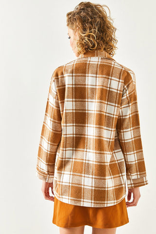 Single Pocket Thick Plaid Lumberjack Shirt,Casual Plaid, Vintage Inspired, Fall Fashion, Autumn Essential, Soft Cotton Fabric, Gift For Her